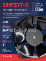 Вентилятор  200FZY7-D  - st-e.info - Великий Новгород