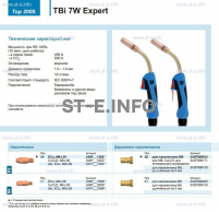 Горелка для полуавтоматической сварки TBi  7W Expert, длина 3 m. - st-e.info - Великий Новгород