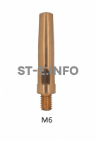 Наконечник М6*45*1,6 (для горелки qtb-500) Panasonic - st-e.info - Великий Новгород