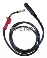 Сварочная горелка для полуавтомата QTB-500A длина кабеля 4 метра, евроадаптер - st-e.info - Великий Новгород