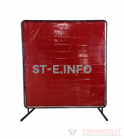 Экран защитный 1.74х1.74m, красный - st-e.info - Великий Новгород