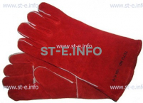 Перчатки-краги сварщика TETU 104 KEVLAR RED - st-e.info - Великий Новгород