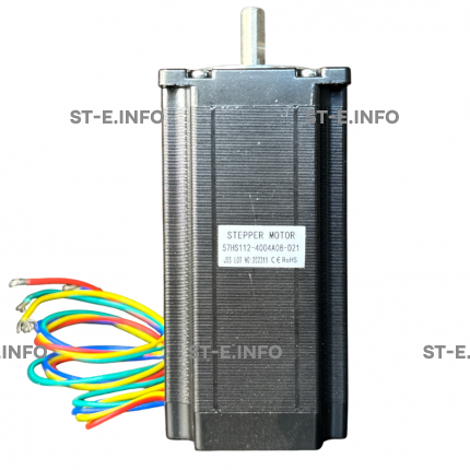 Двухфазный шаговый двигатель 57HS112-4004А08-D21 вал 8,0 мм - st-e.info - Великий Новгород